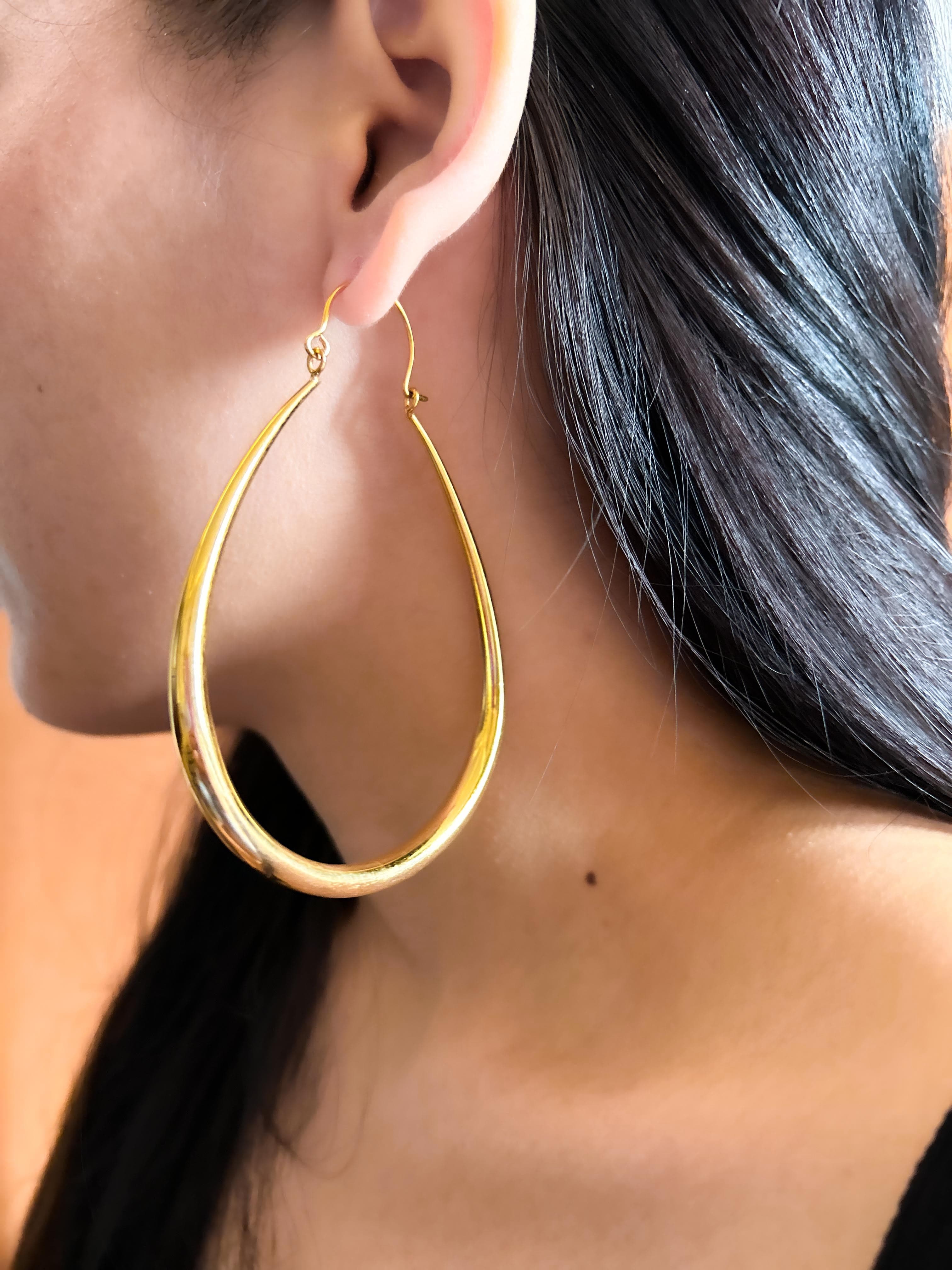 Rekhhta Essentials Earrings Aloura Big Hoop Earrings