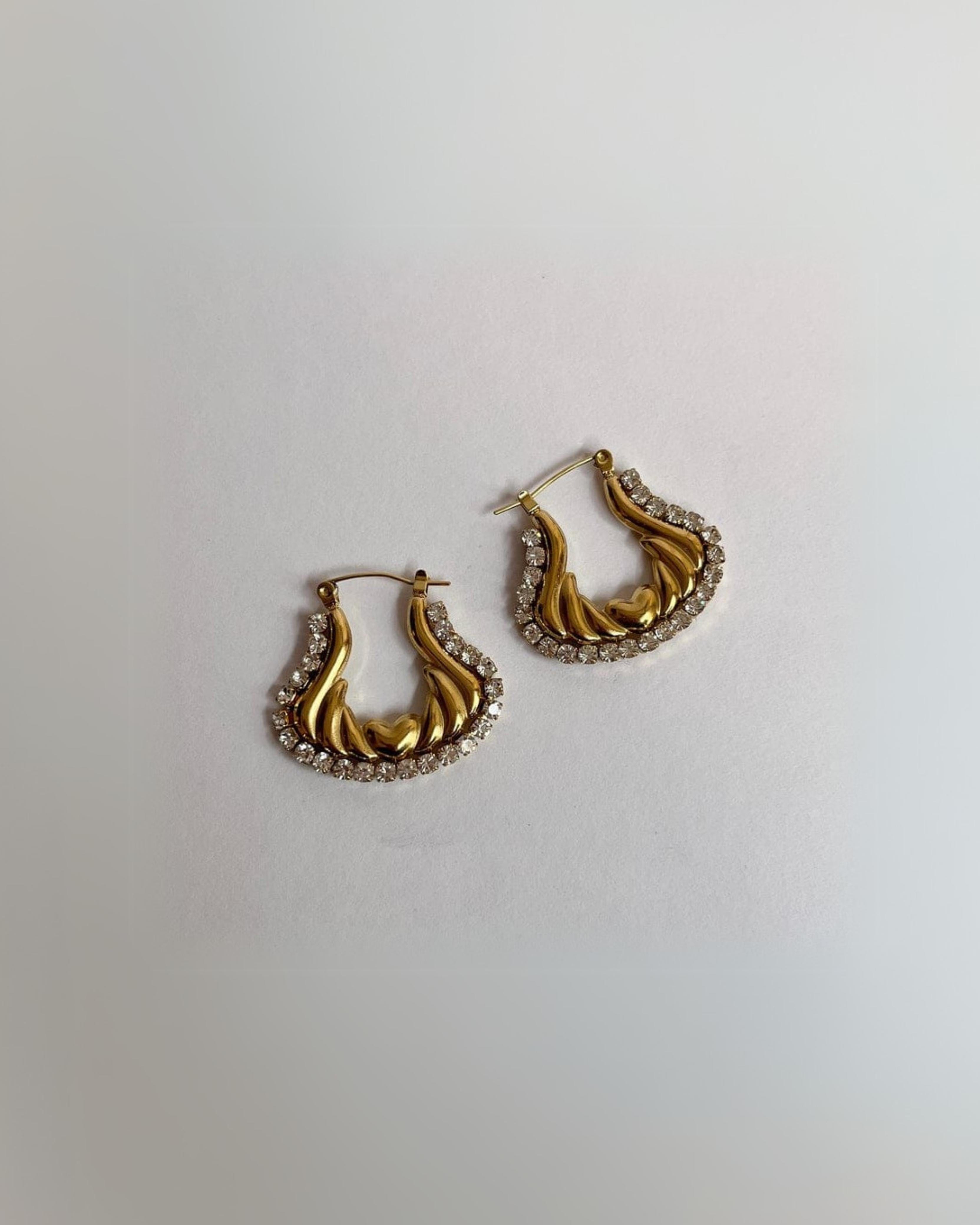 Rekhhta Essentials Earrings Celeste Hoops
