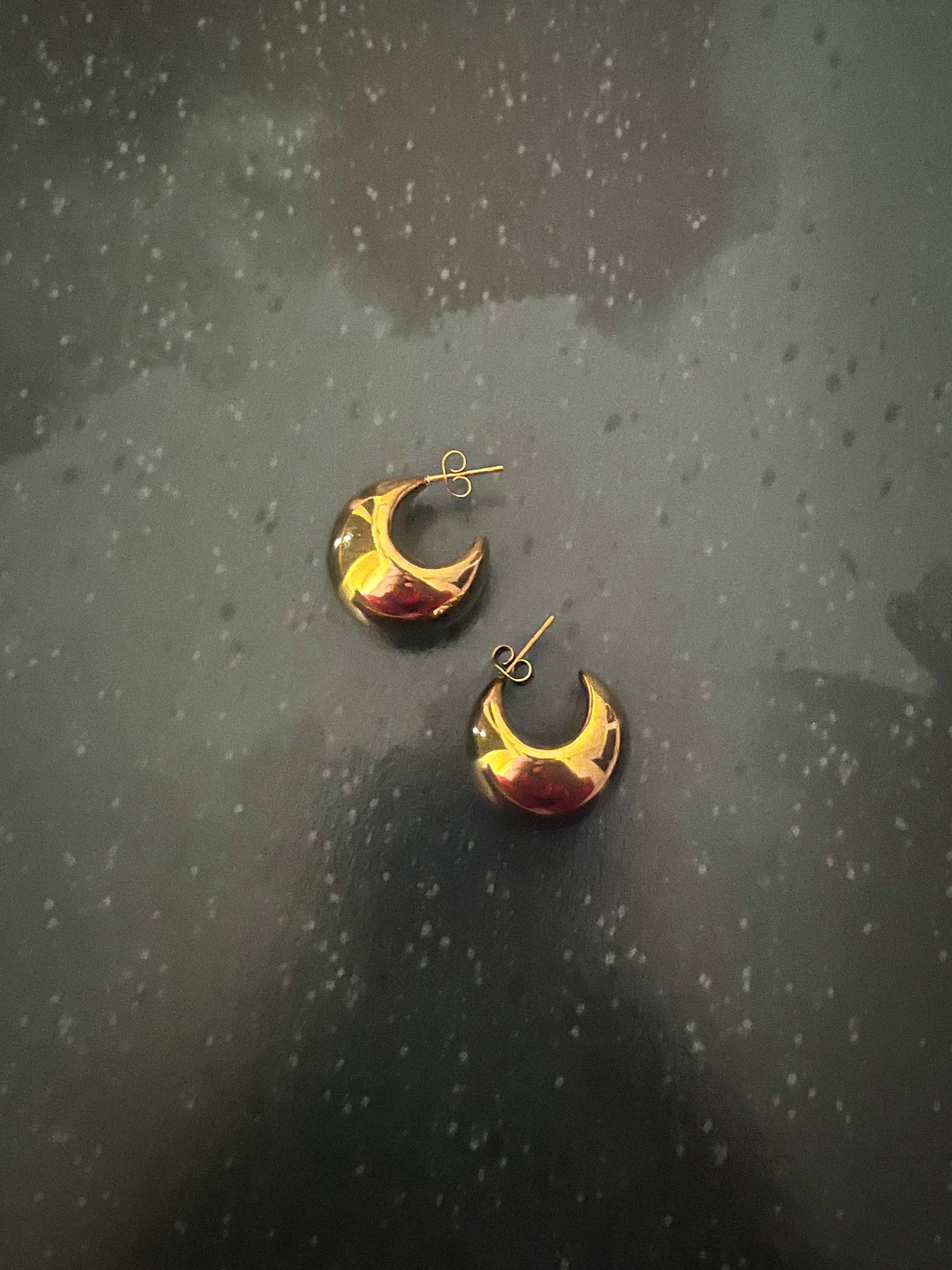 Rekhhta Essentials Earrings Lunar Arc Earrings