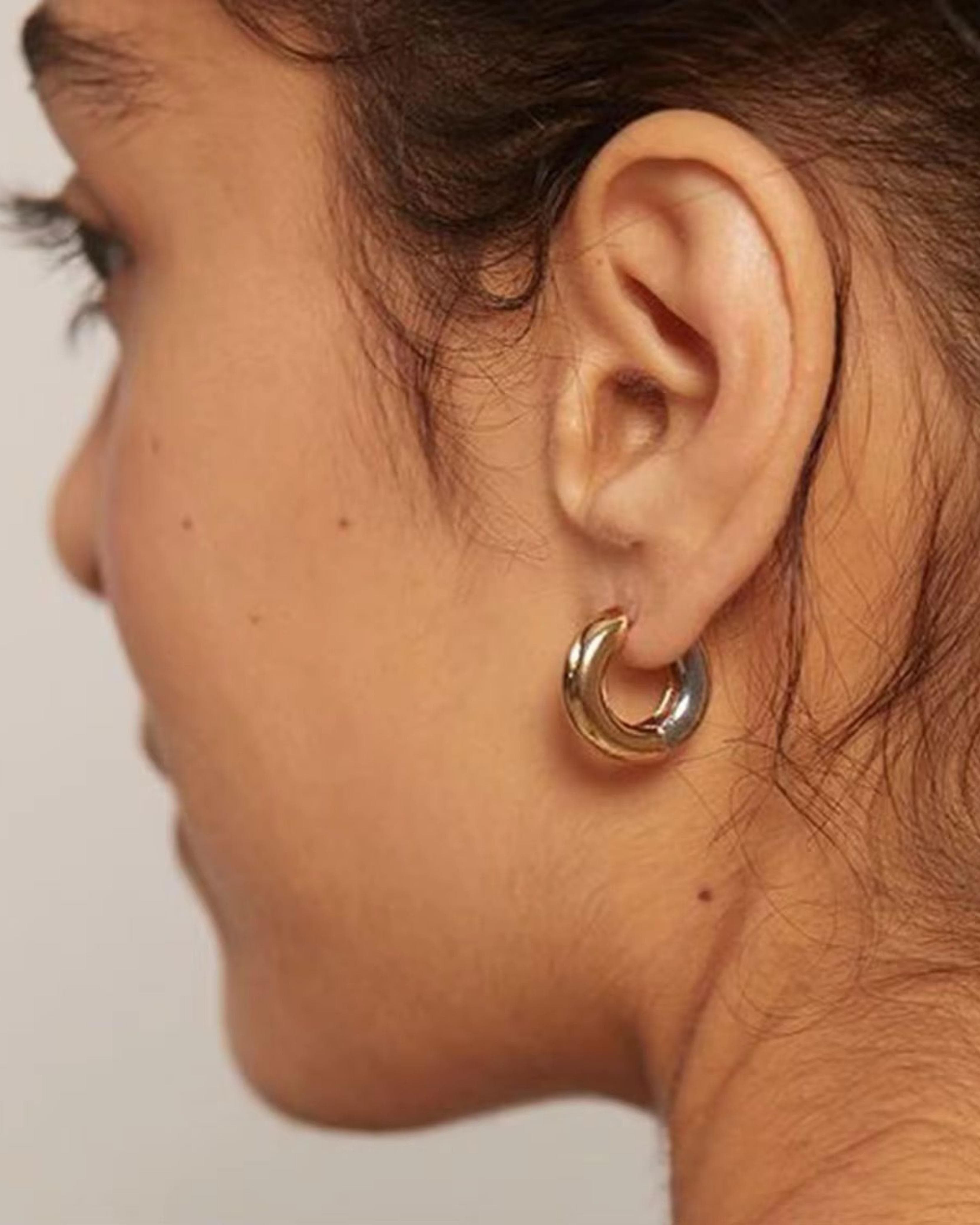 Rekhhta Essentials Earrings Radiant Duo Hoops