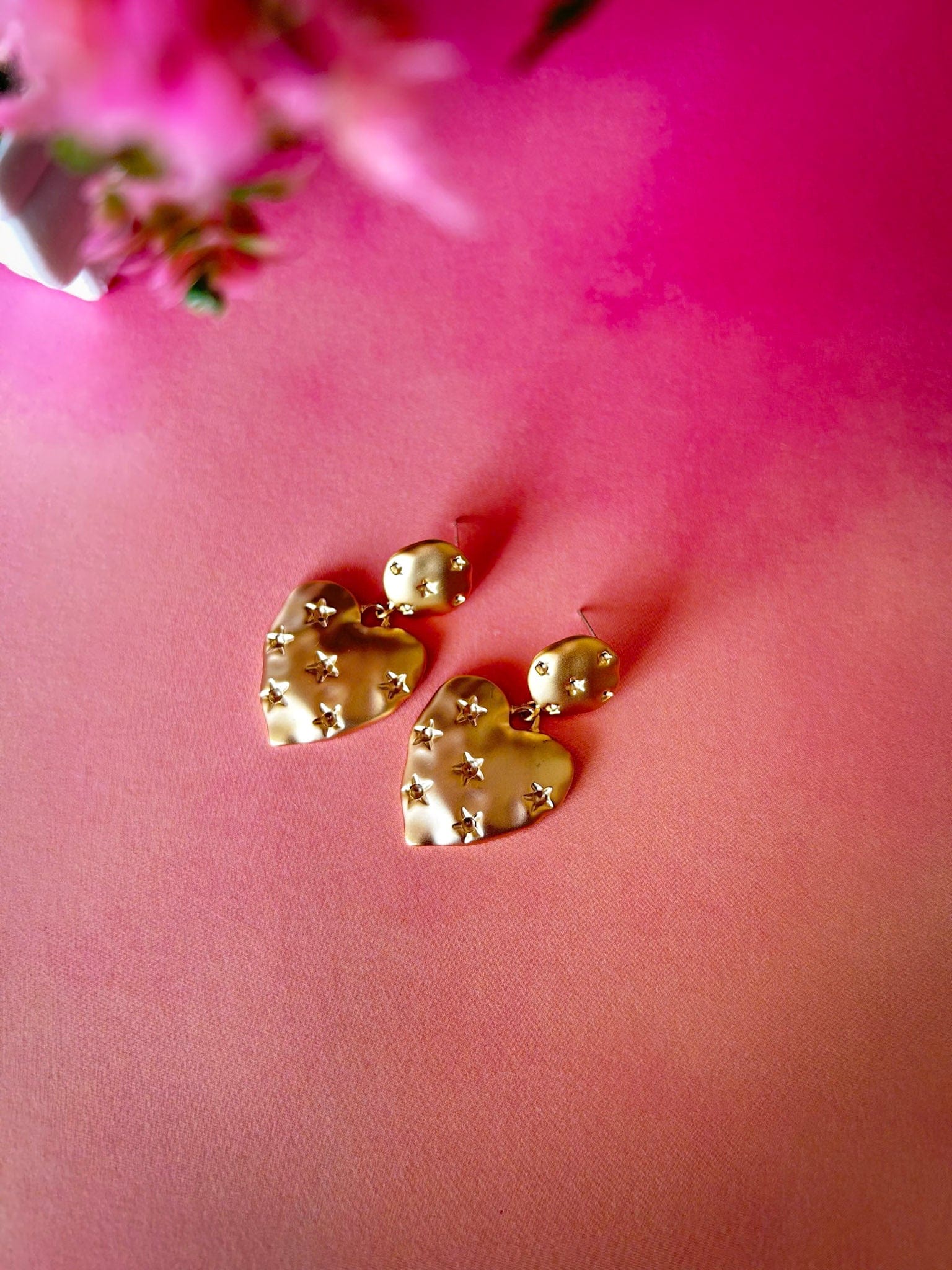 Rekhhta Essentials Earrings Stars in Heart Earrings