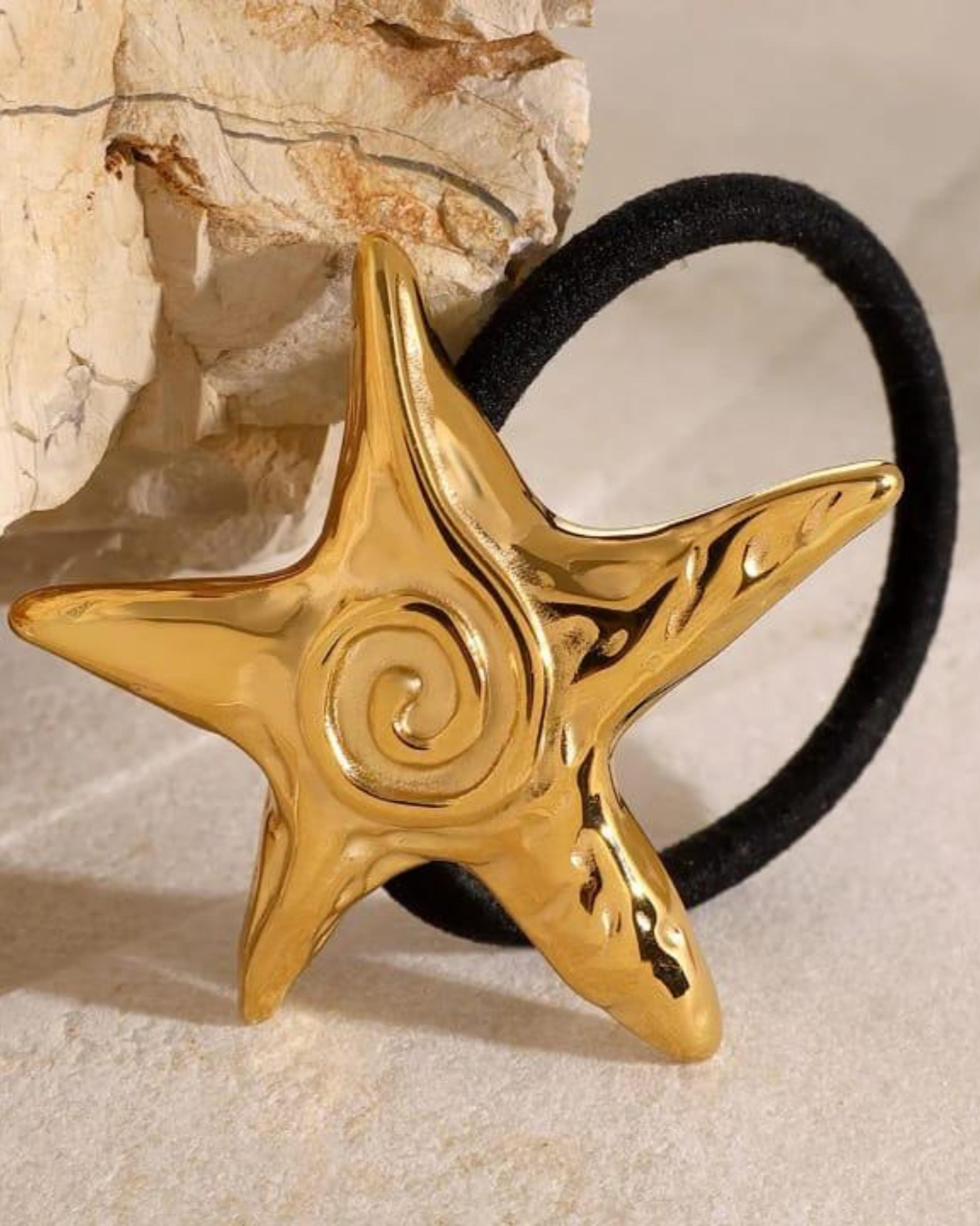 Rekhhta Essentials Hair Accessories Celestial Starfish Pony Cuff