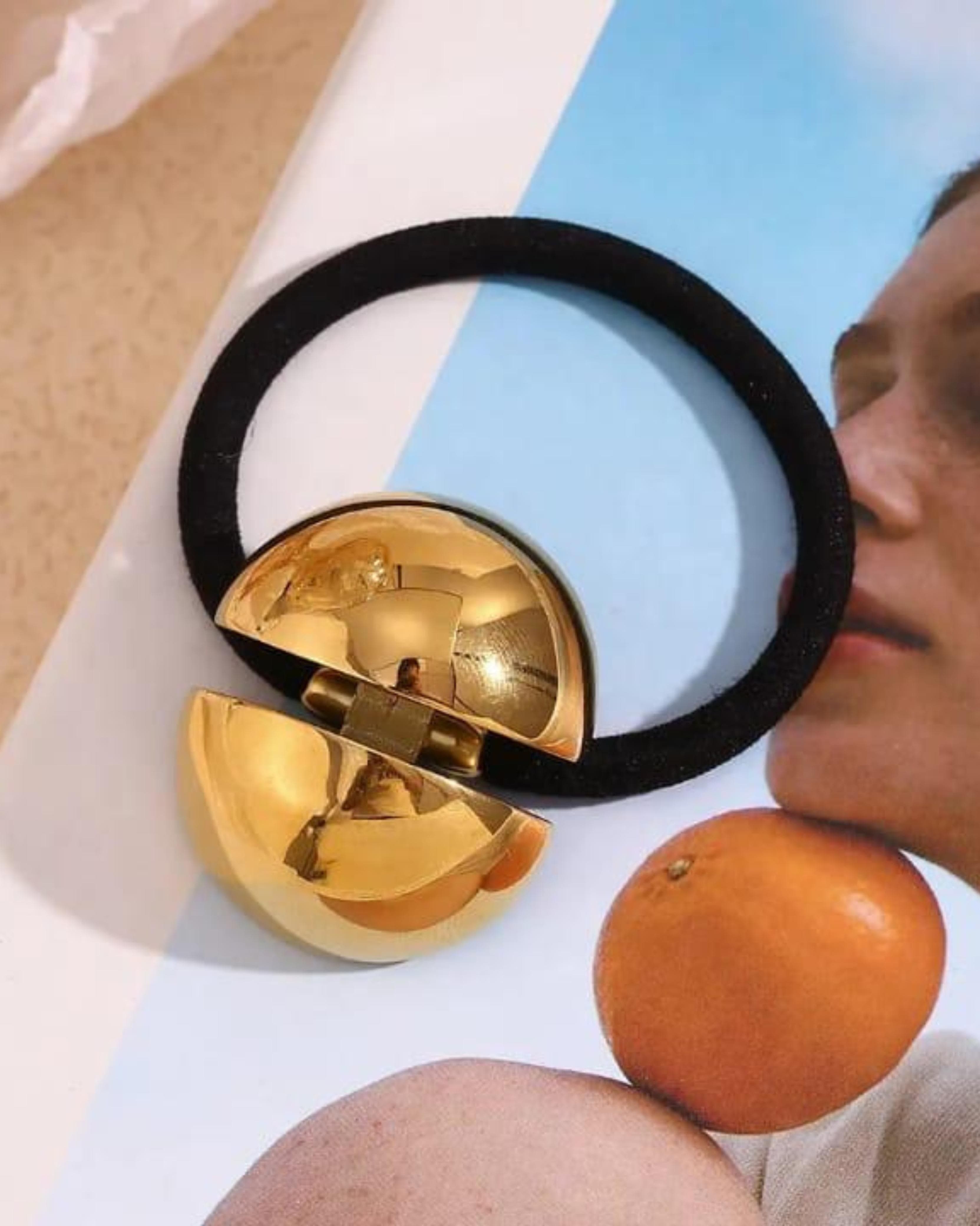 Rekhhta Essentials Hair Accessories Eclipse Orb Pony Cuff