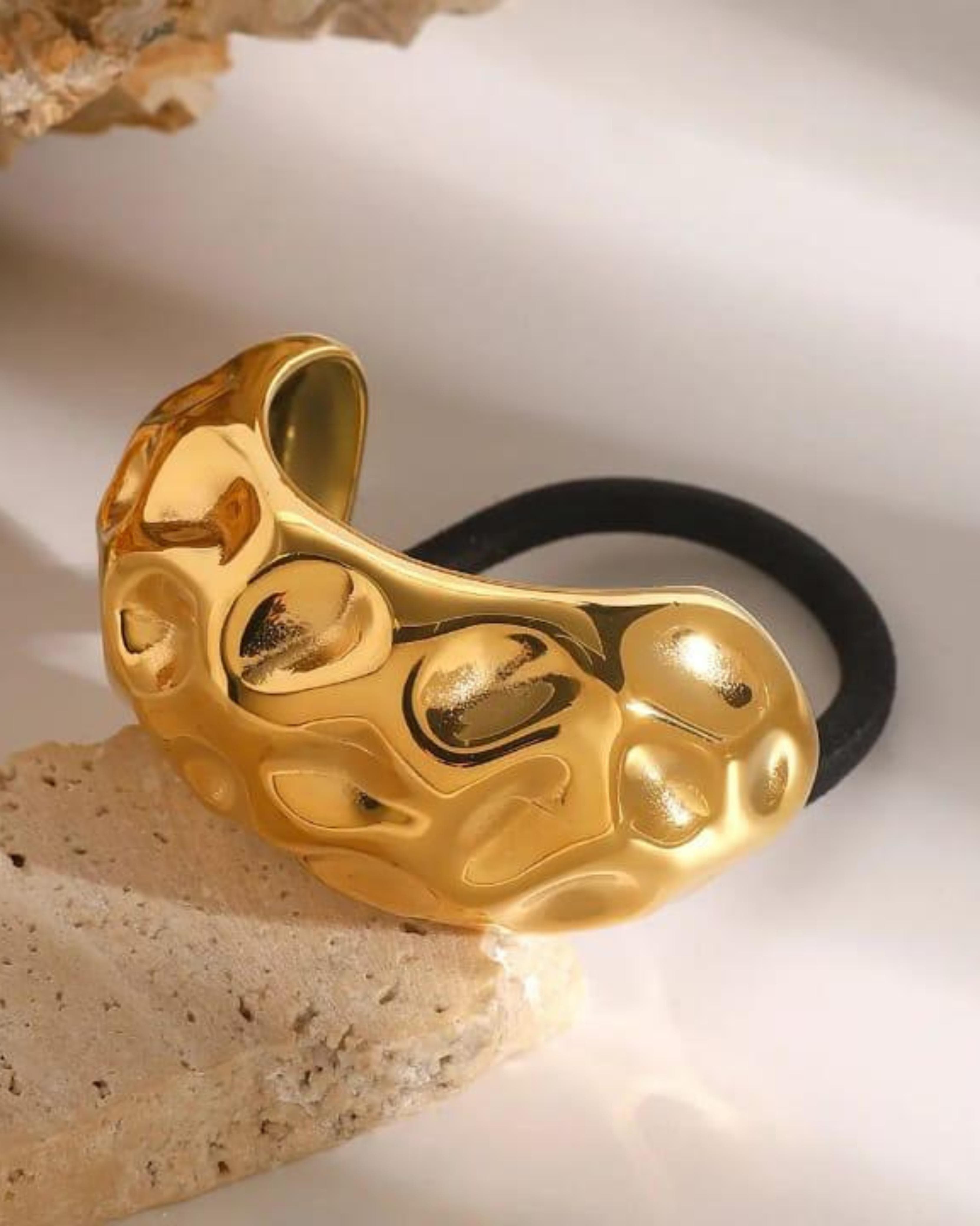 Rekhhta Essentials Hair Accessories Lunar Gold Pony Cuff