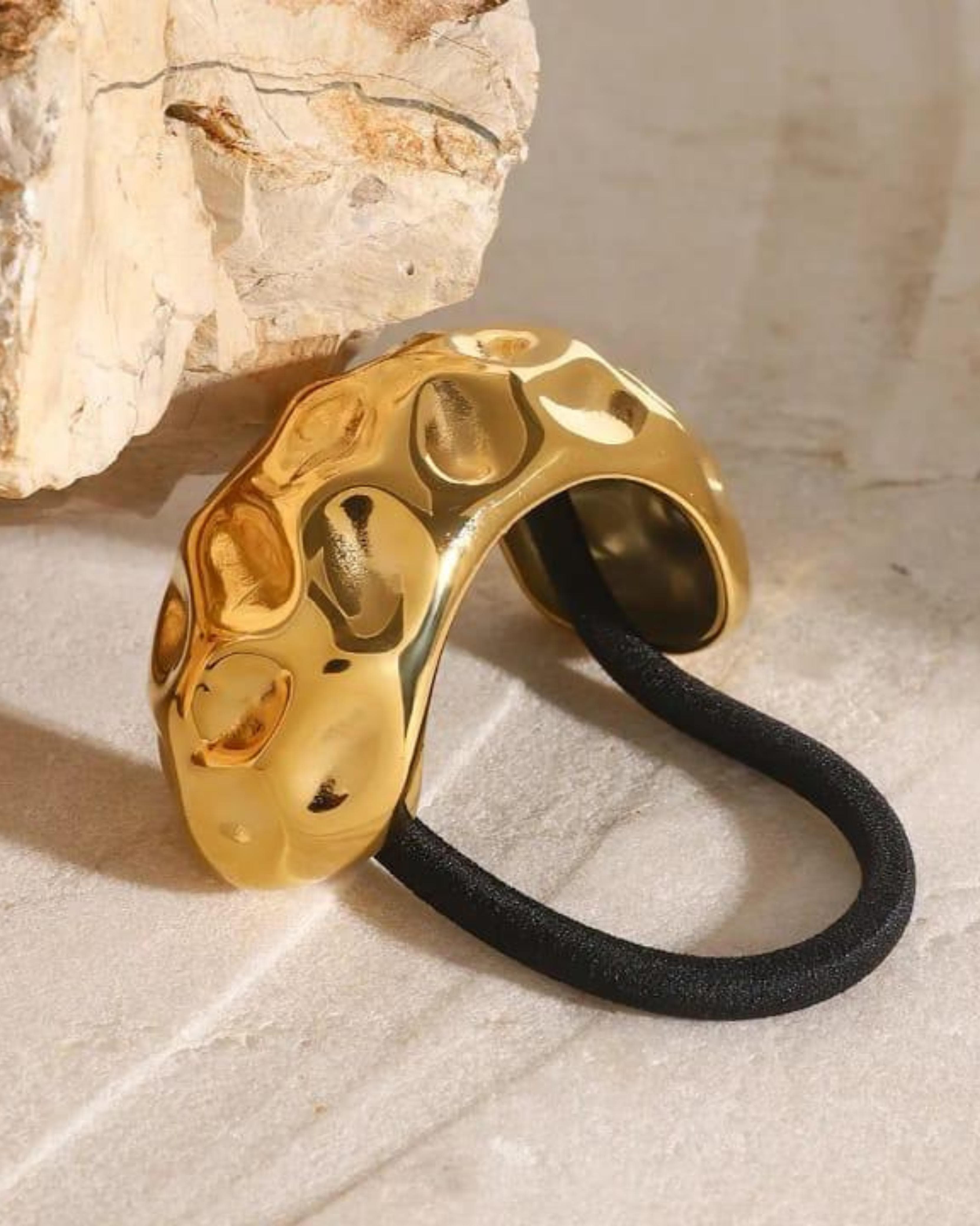 Rekhhta Essentials Hair Accessories Lunar Gold Pony Cuff