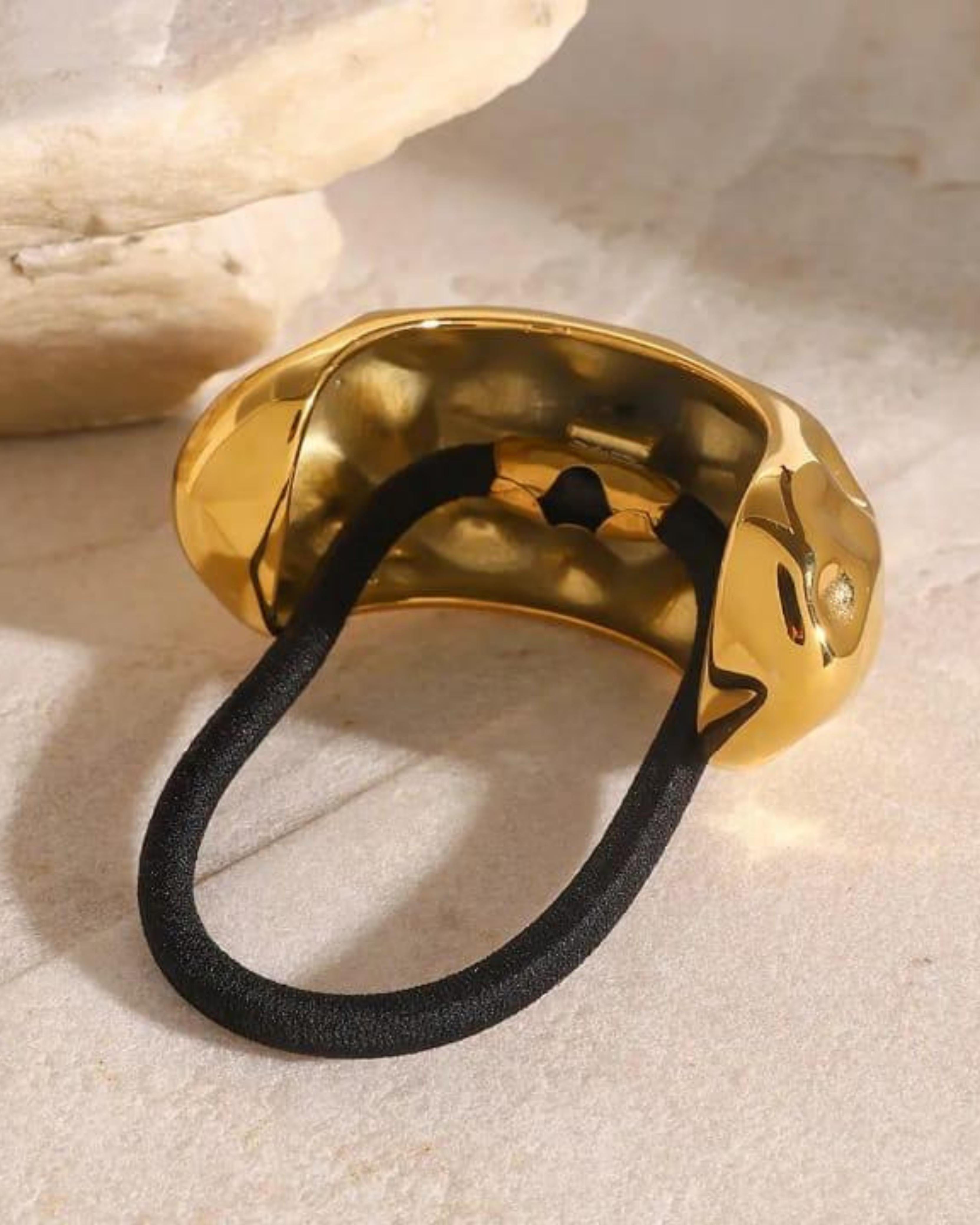 Rekhhta Essentials Hair Accessories Lunar Gold Pony Cuff