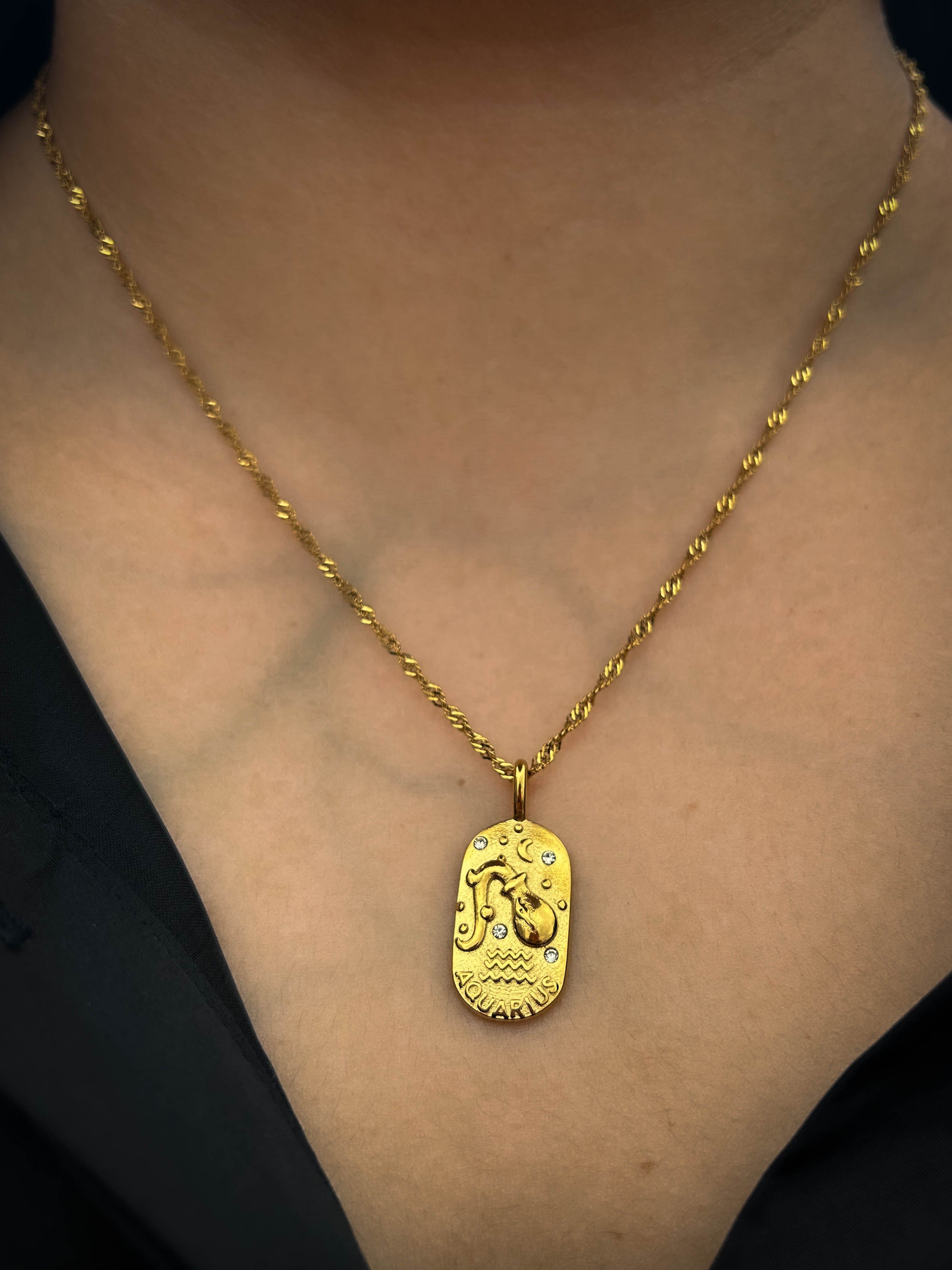 Rekhhta Essentials Necklace Aquarius Necklace