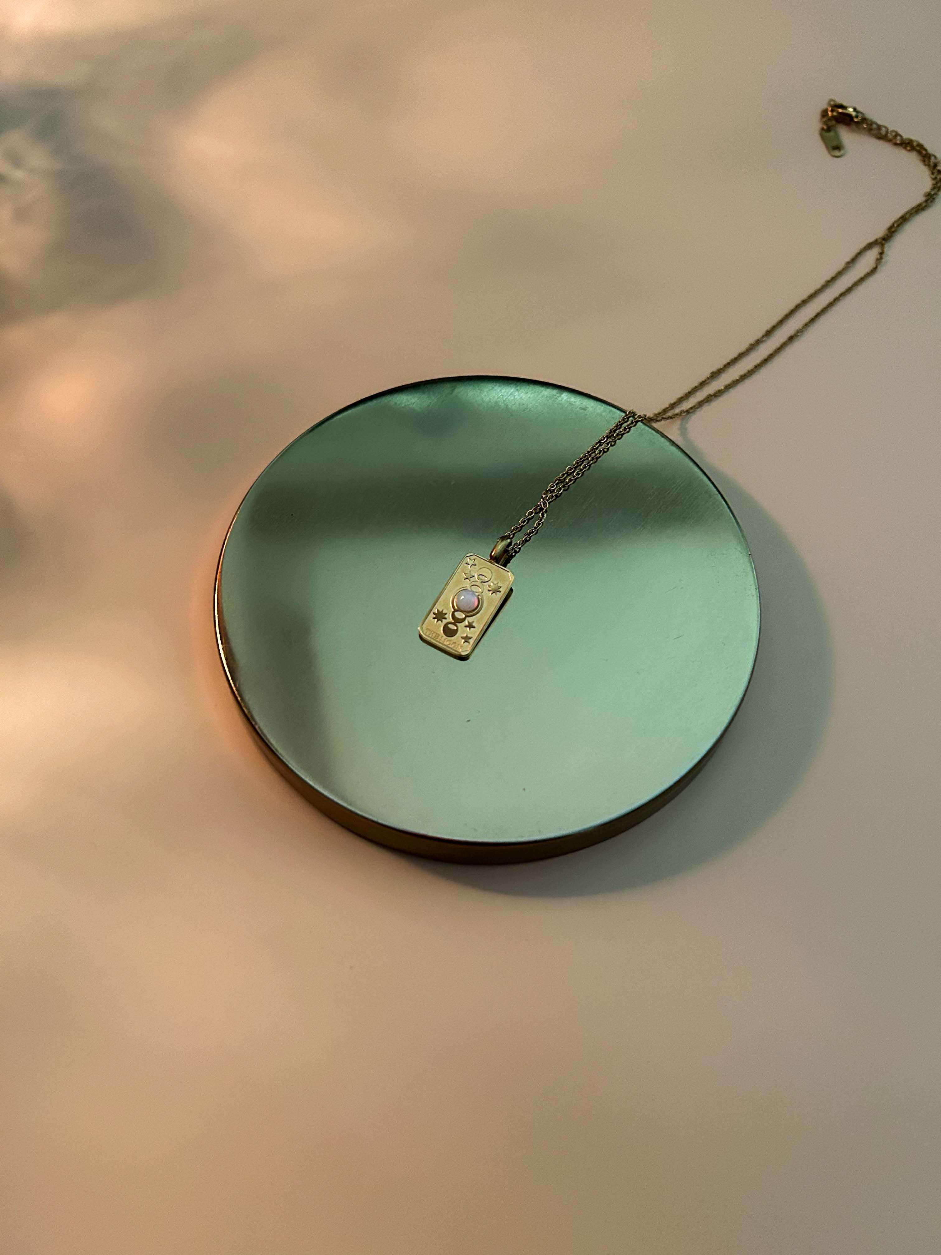 Rekhhta Essentials Necklace Ivory Moon Necklace