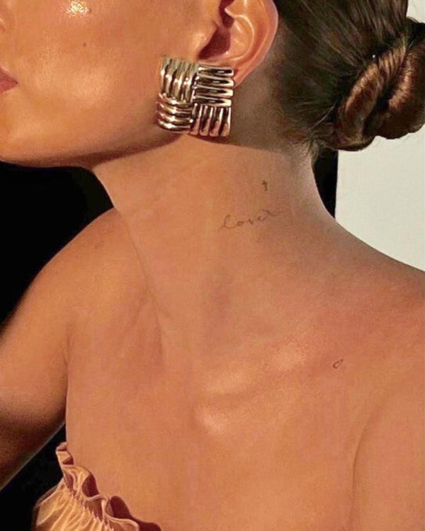 Rekhhta Essentials Earrings Bold Stride Square Earrings